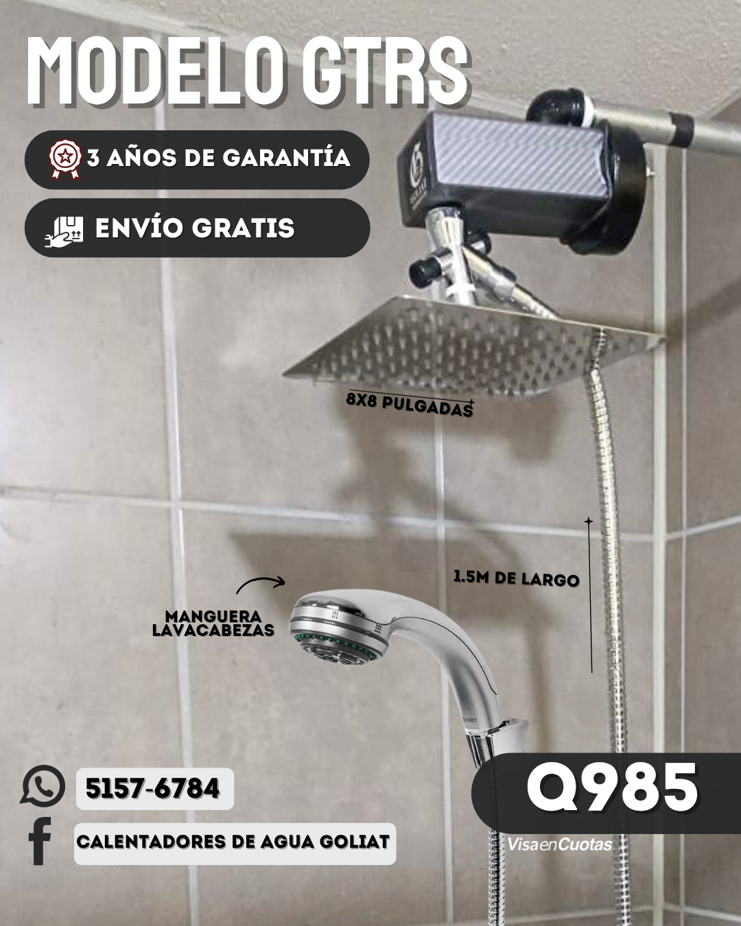 Diseño GTR-S con manguera